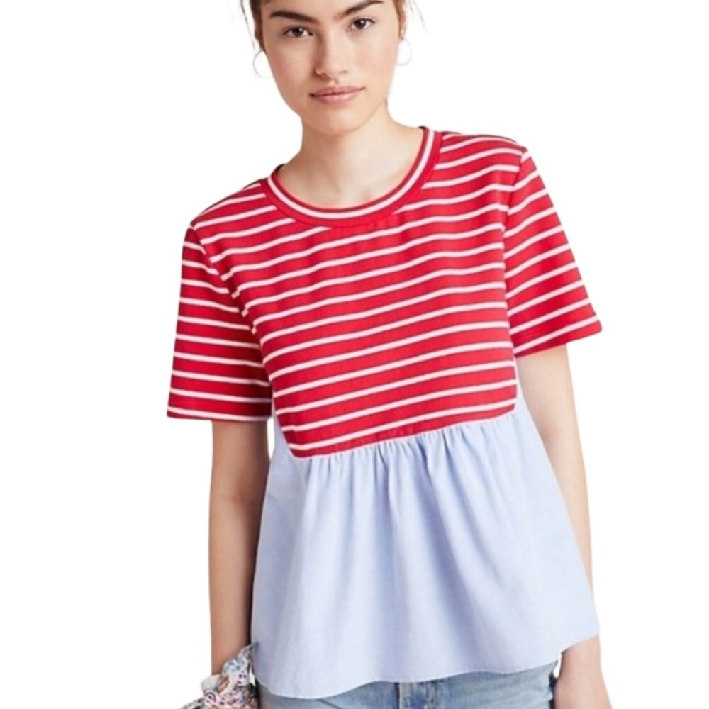 NWT Anthropologie peplum top